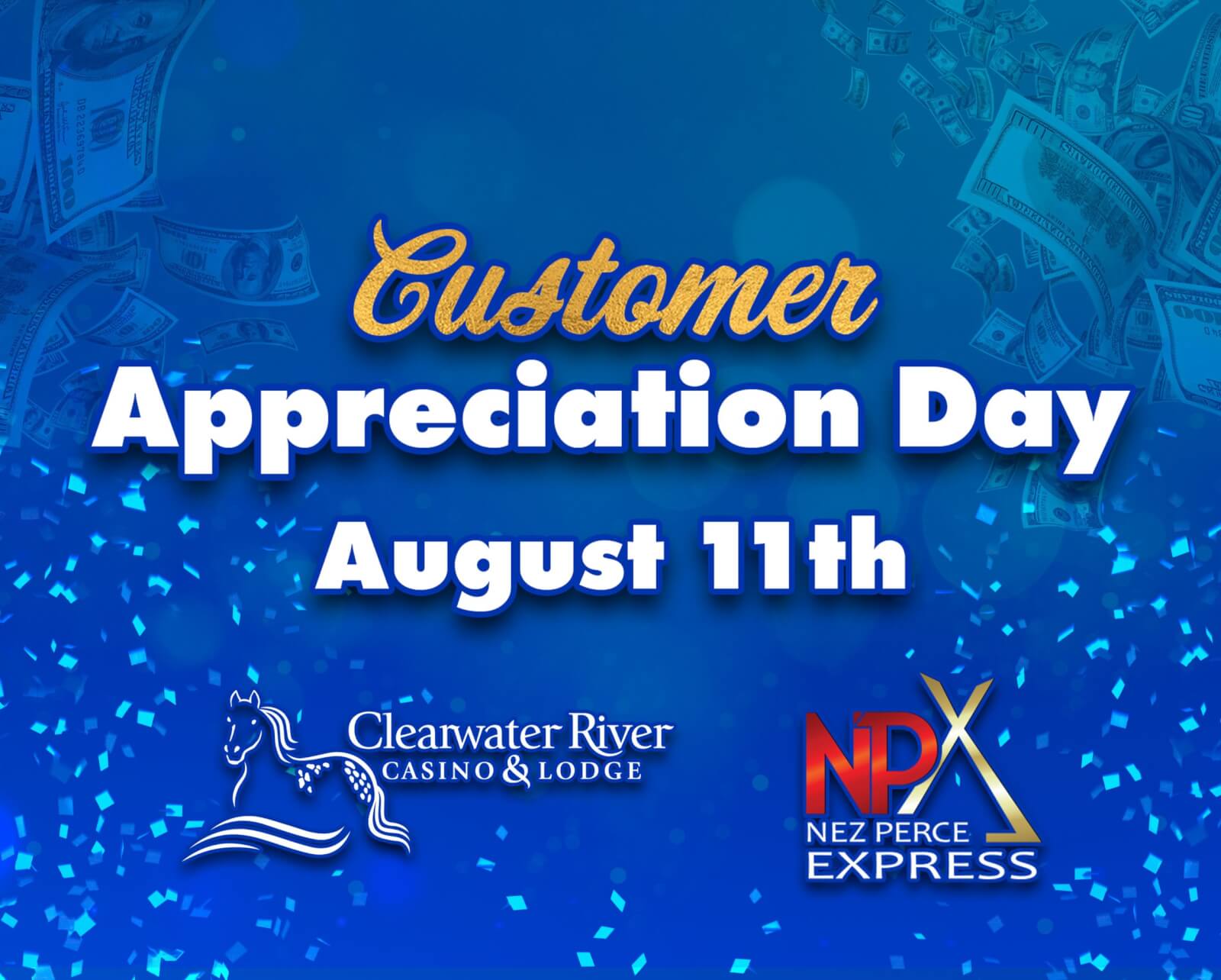 Customer Appreciation Day at the Clearwater River Casino Visit Lewis