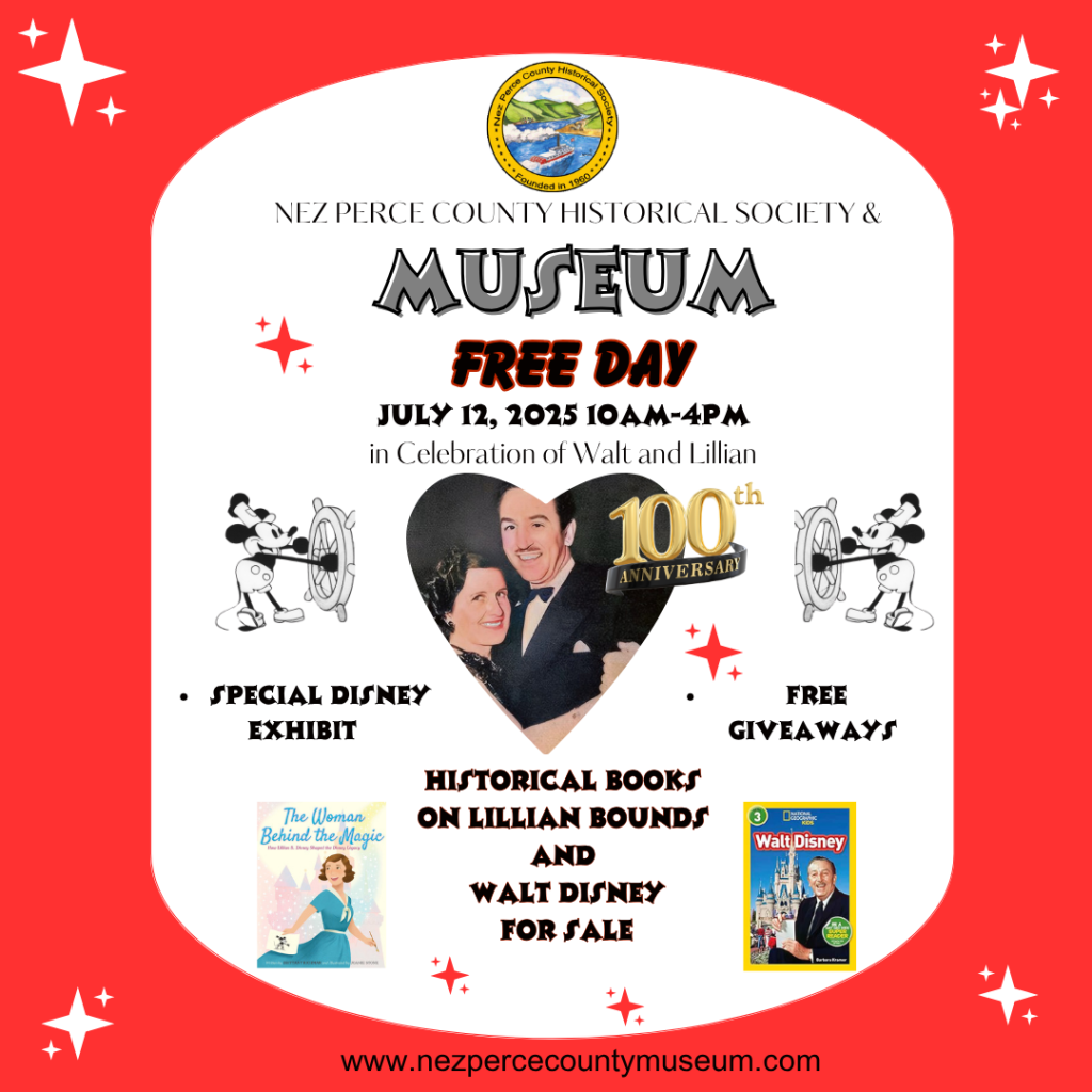FREE Day at the Nez Perce County Museum FREE Day at the Nez Perce County Museum