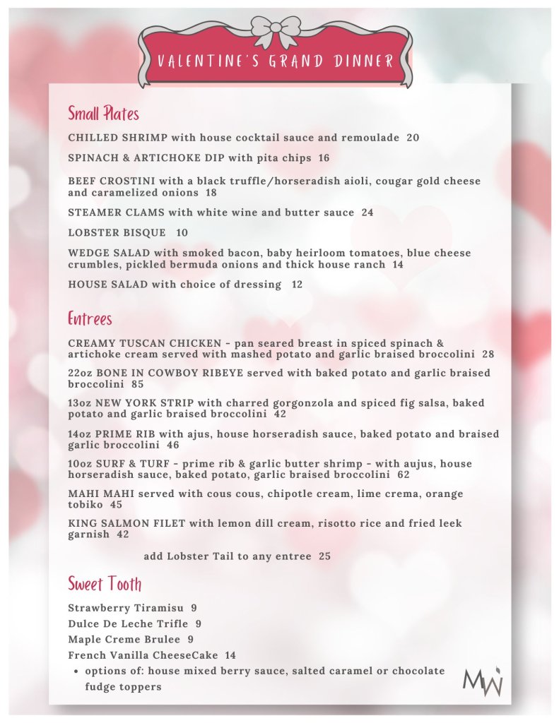 Valentine's Day Dinner & Package at Hells Canyon Grand