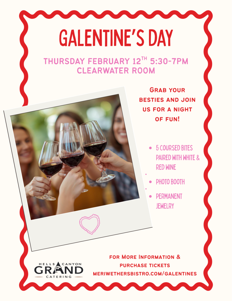 Galentines Cocktails & Apps at Meriwethers Galentines Cocktails & Apps at Meriwethers